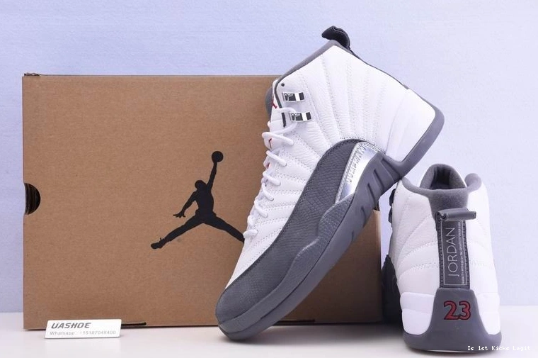White Dark 153265-160 Retro  12 (GS) Jordan Grey 0522